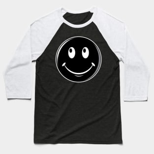 Negative Smiley Baseball T-Shirt
